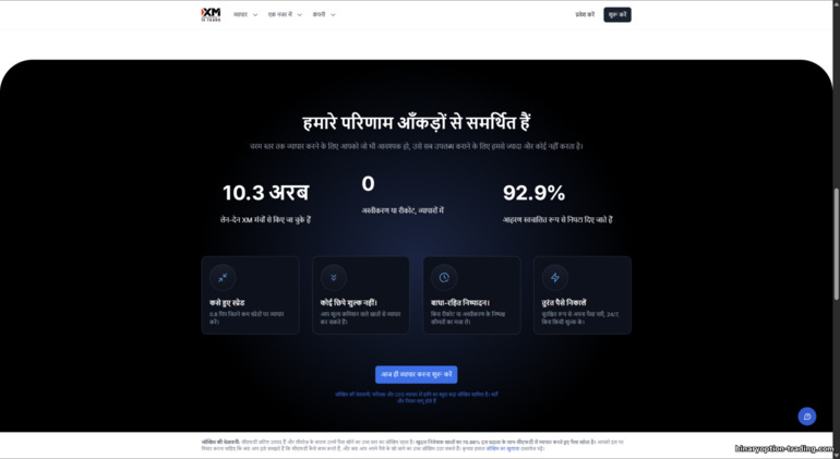 XM ब्रोकर की पेशकशें XM ब्रोकर की पेशकशें