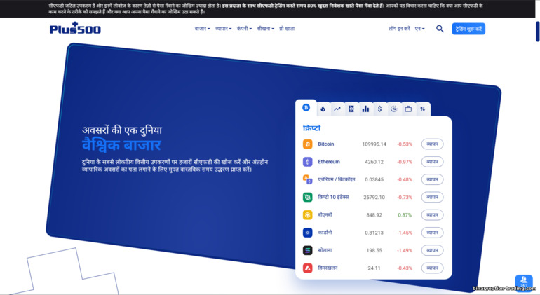 Plus500 ट्रेडिंग परिसंपत्तियाँ Plus500 ट्रेडिंग परिसंपत्तियाँ
