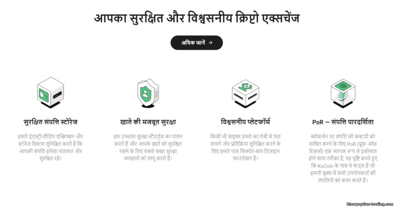 KuCoin सुरक्षा और विश्वसनीयता