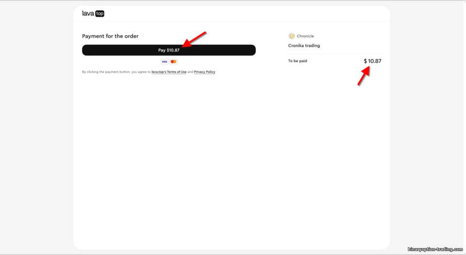 Cronika जमा शुल्क