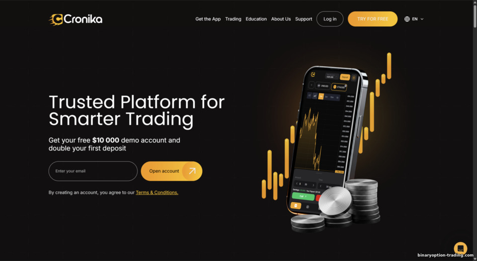 Cronika Broker आधिकारिक वेबसाइट