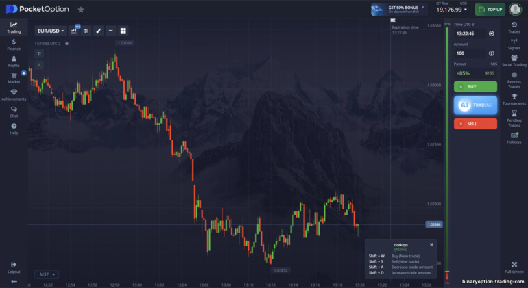Pocket Option ट्रेडिंग प्लेटफ़ॉर्म इंटरफ़ेस Pocket Option ट्रेडिंग प्लेटफ़ॉर्म इंटरफ़ेस